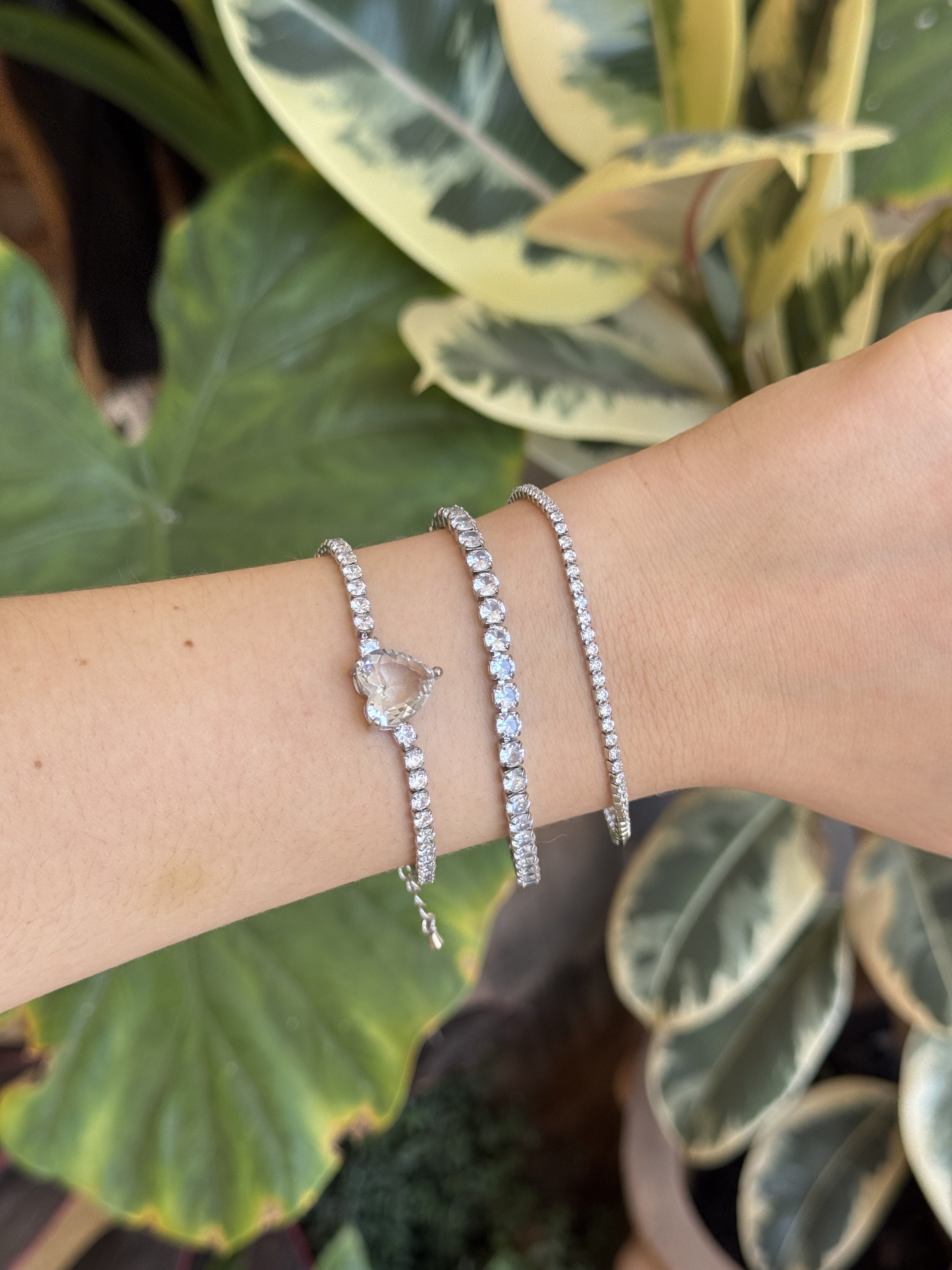 Pulsera Corazón Plata