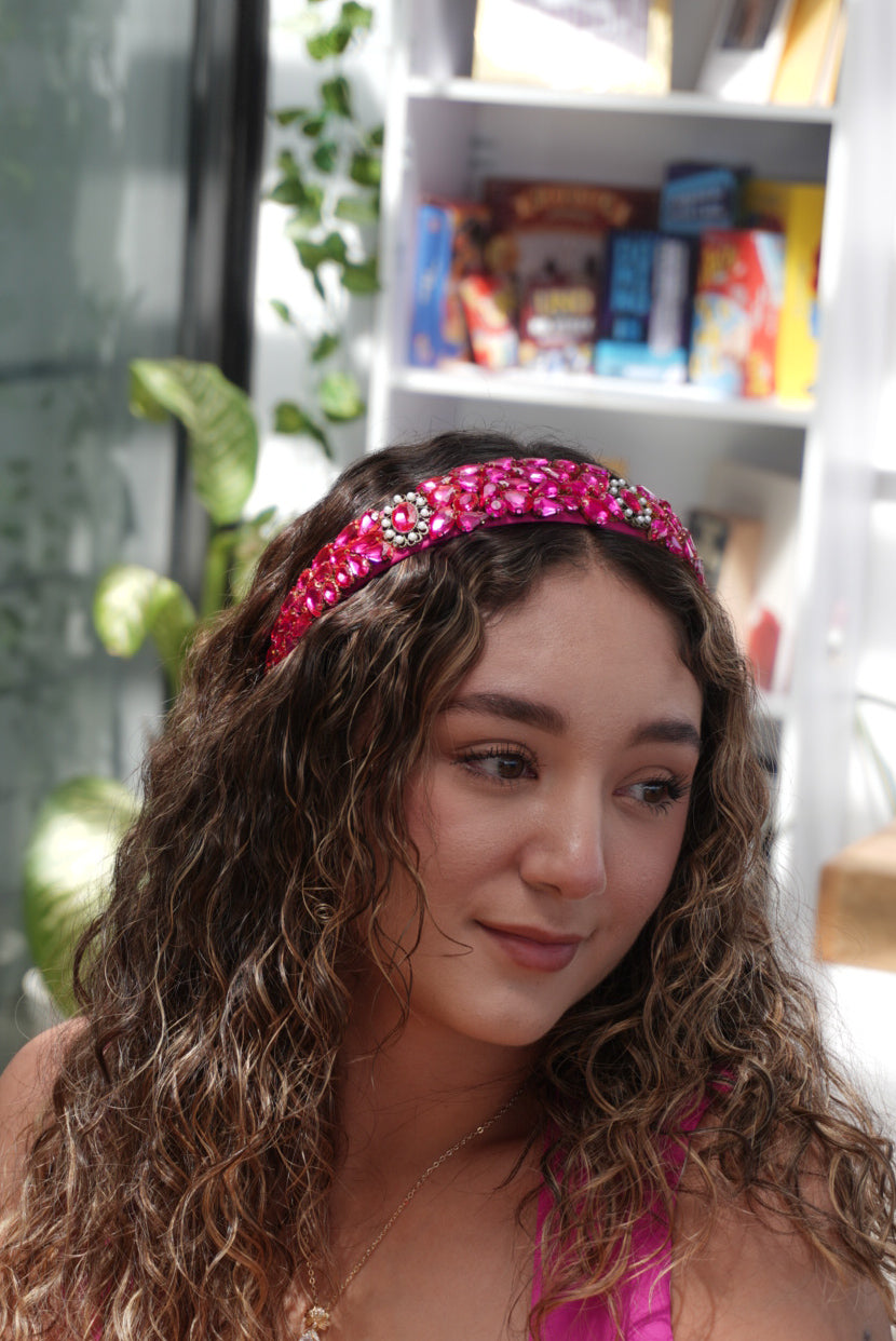 Diadema Hillary Fucsia