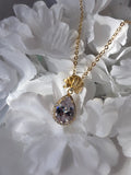 Collar Gota De Luz Blanca