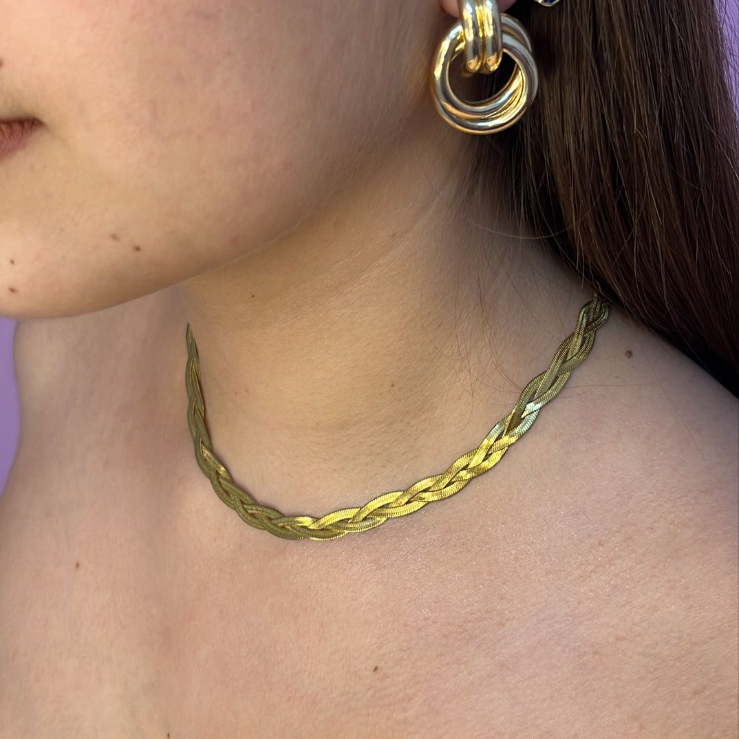 Collar Gargantilla Trenzada Dorothea