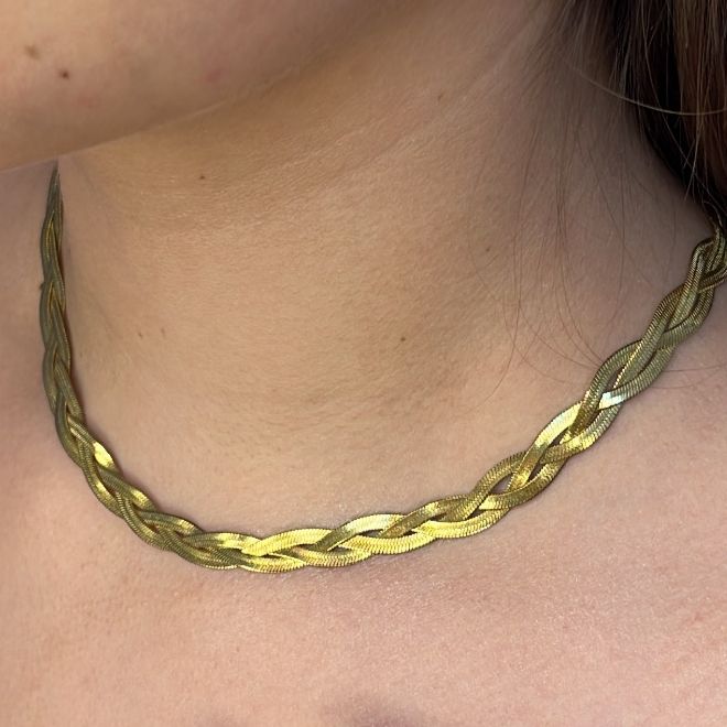 Collar Gargantilla Trenzada Dorothea