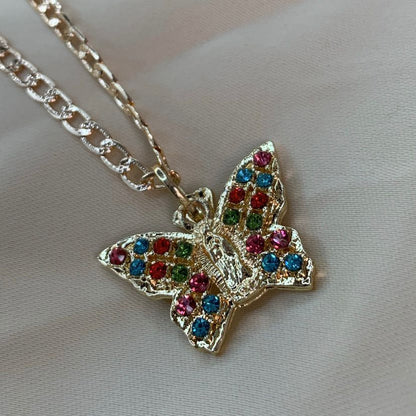 Collar Virgen Mariposa
