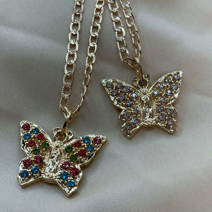Collar Virgen Mariposa