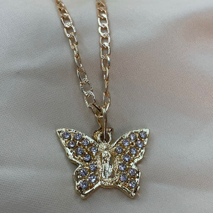 Collar Virgen Mariposa