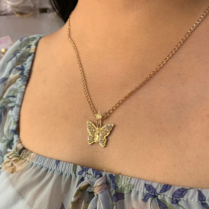 Collar Virgen Mariposa