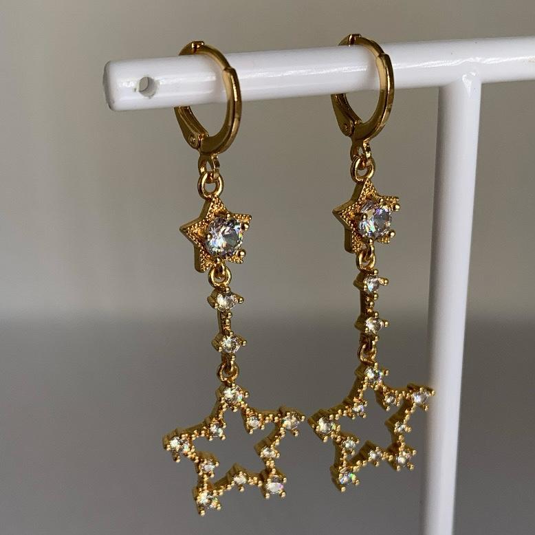 Aretes Estrella Blanca