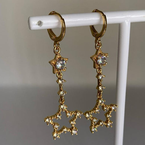 Aretes Estrella Blanca