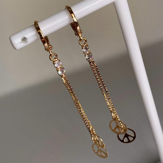 Aretes Amor y Paz
