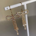 Aretes Moño De Cristal