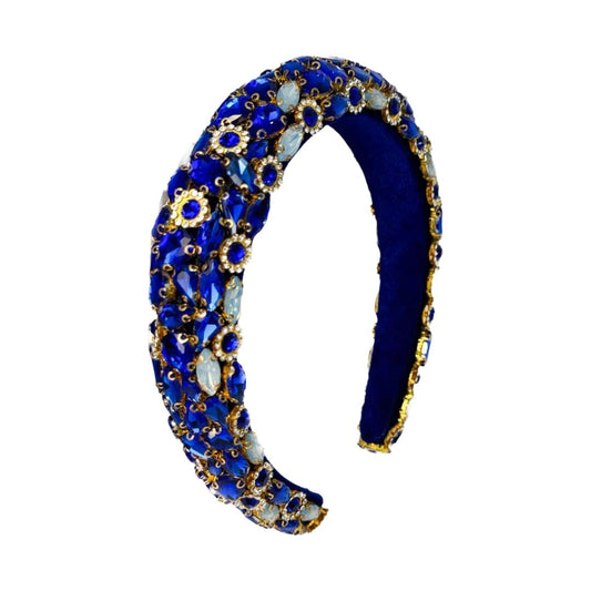 Diadema Tirsa Azul Rey