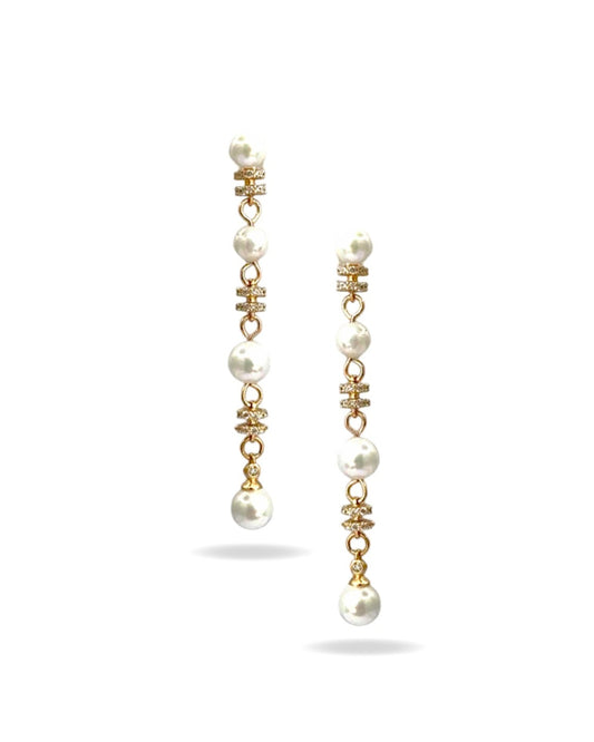 Aretes Rocío de Perlas