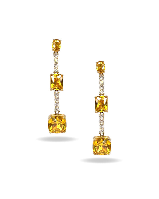 Aretes Lágrima Ámbar