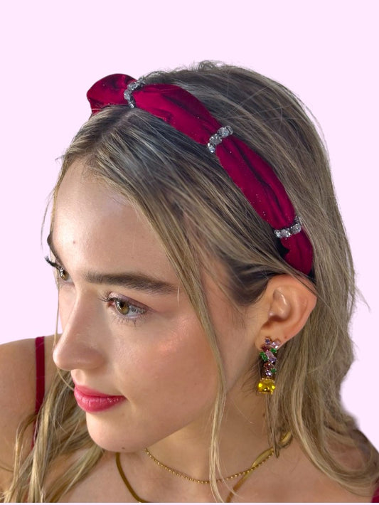 Diadema Luz de Gala Roja
