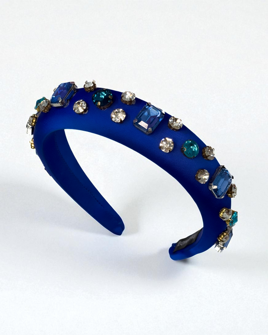 Diadema Katia Azul Rey
