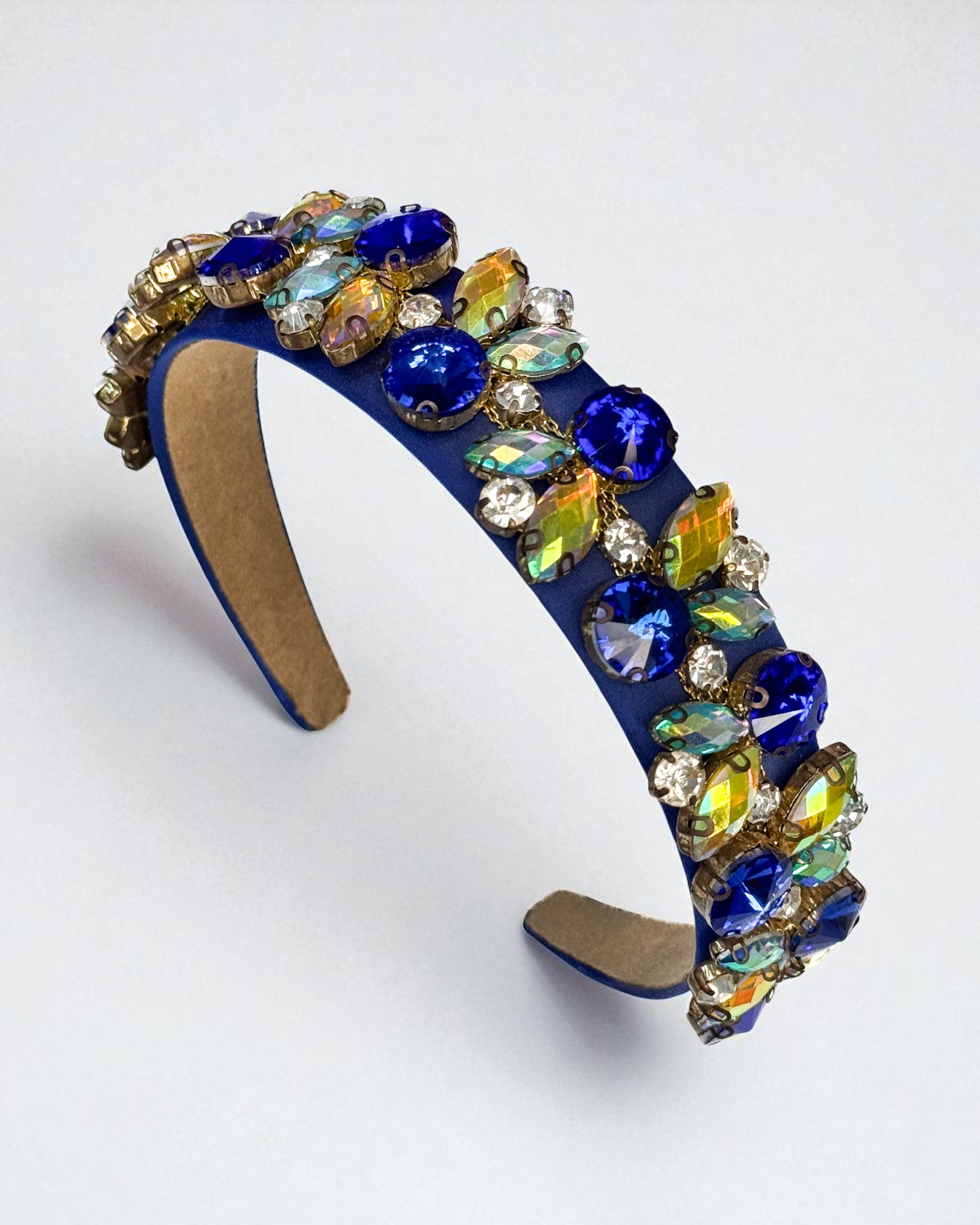 Diadema Odette Azul Rey