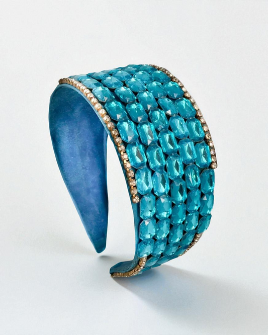 Diadema Celeste Azul