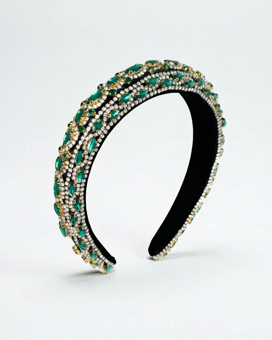 Diadema Charlotte Verde
