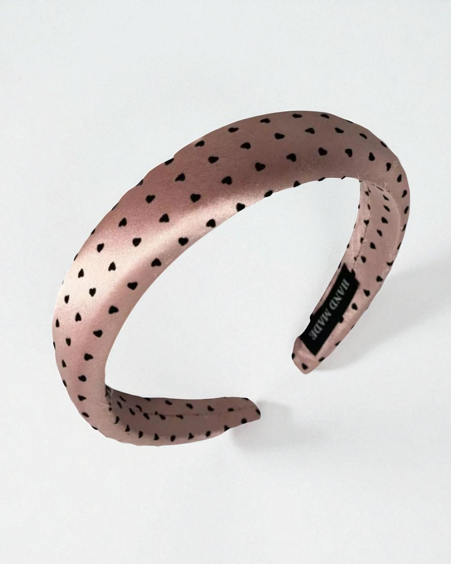 Diadema Básica de Corazones Rosa