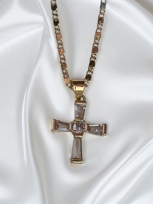 Collar de Cruz Mini Cielo