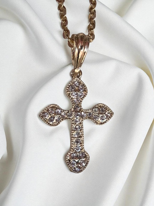 Collar de Cruz Reflejo Sereno