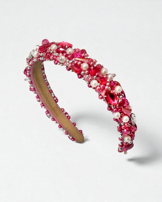 Diadema Daniela Fucsia