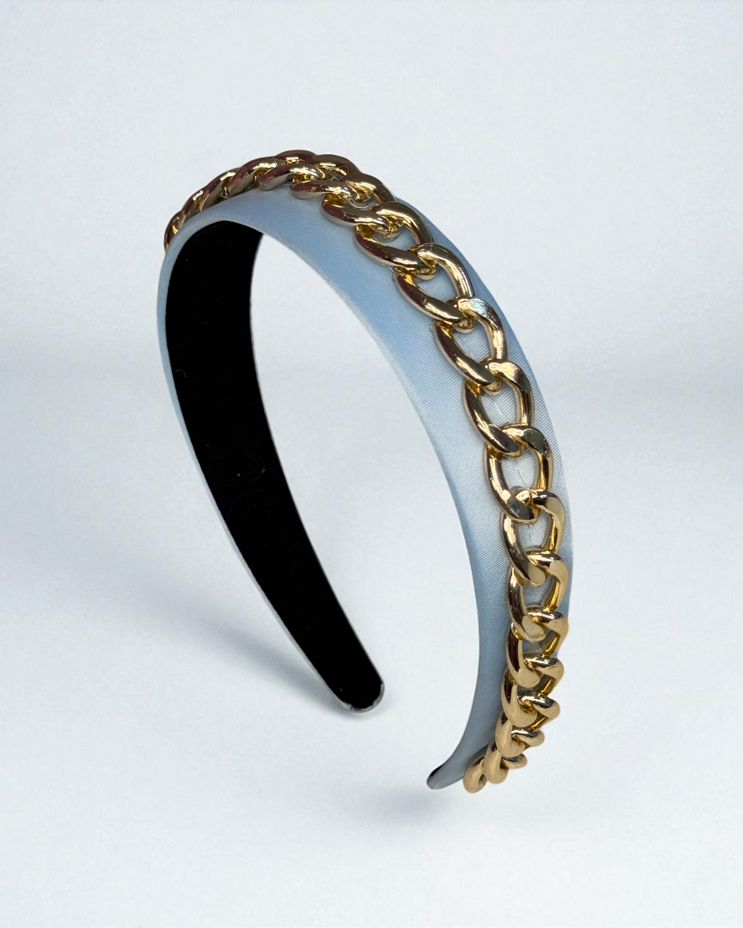 Diadema Básica Cadena Azul