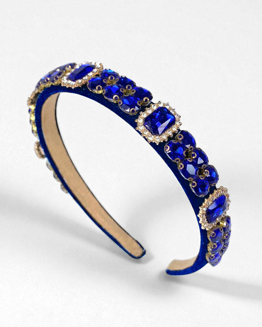 Diadema Kendall Azul Rey