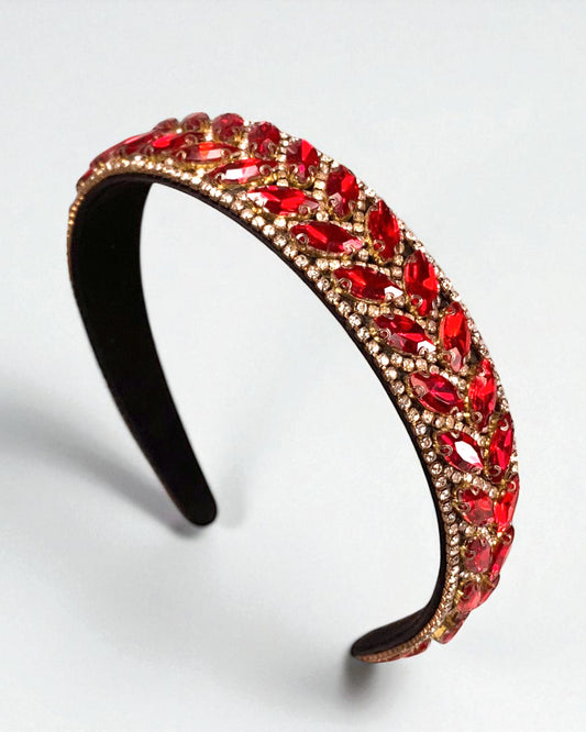 Diadema Olivia Roja