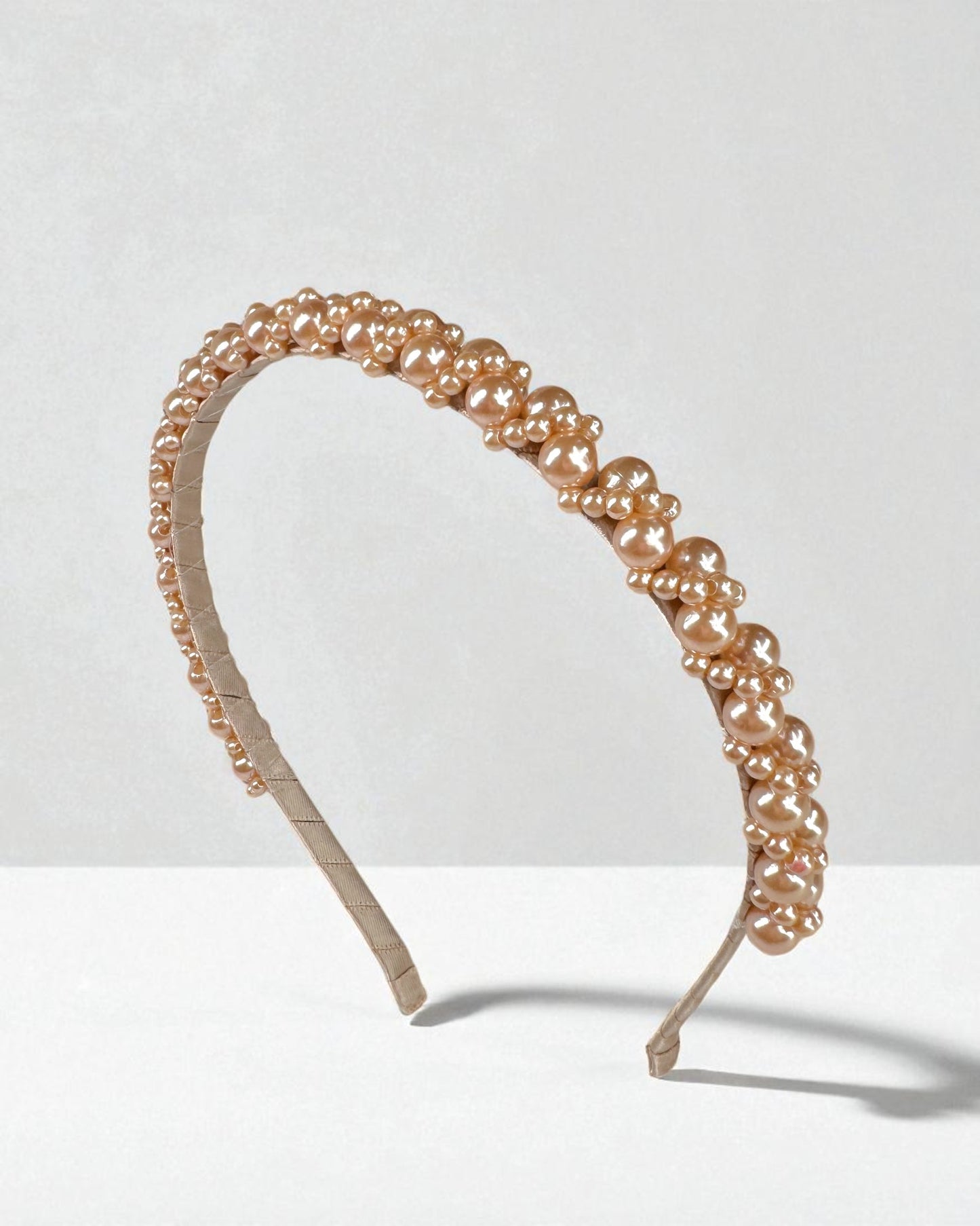 Diadema Perla Adella Champán