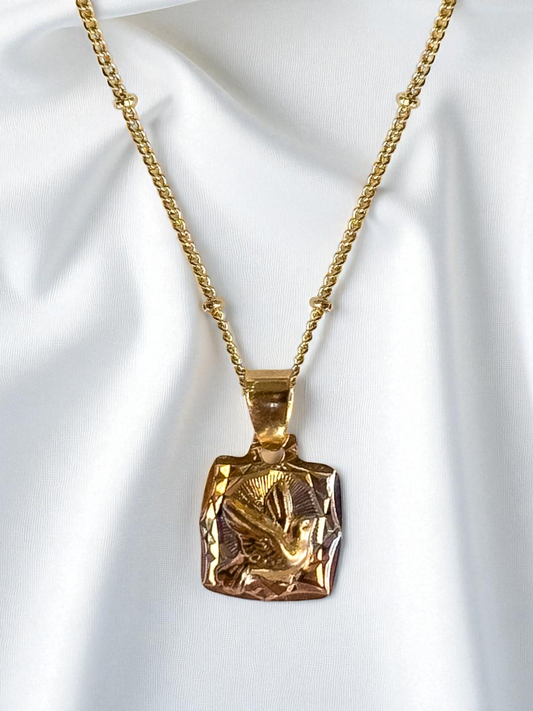 Collar Espíritu Santo 3 Oros