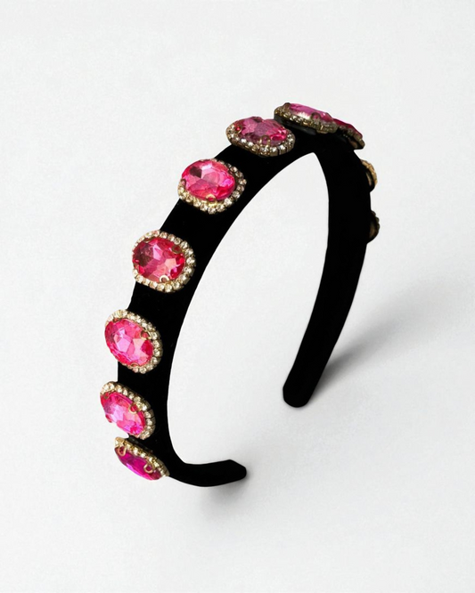 Diadema Melanie Fucsia