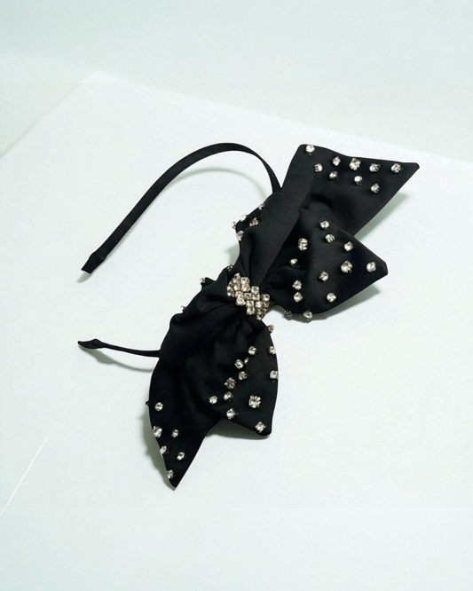 Diadema Coquette Star Negra