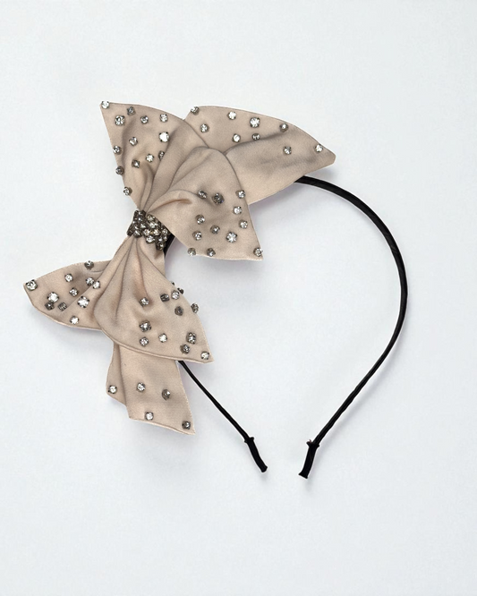 Diadema Coquette Star Beige