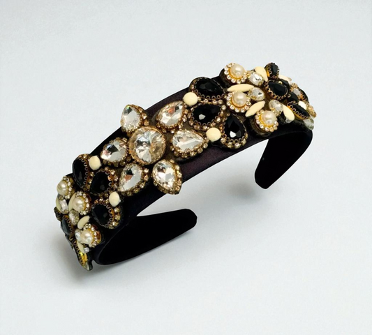 Diadema Beatrice Negra