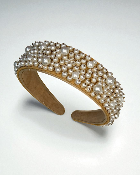 Diadema Liliana Beige
