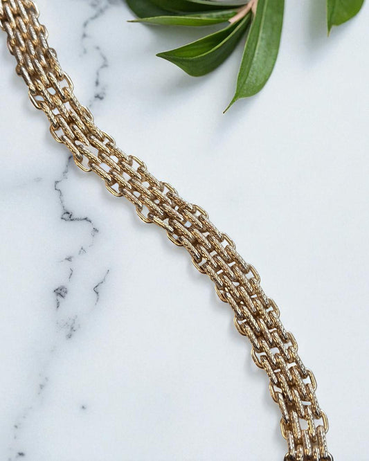 Pulsera Atadura Dorada