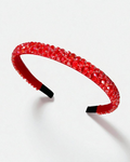 Diadema Básica Tejida Roja
