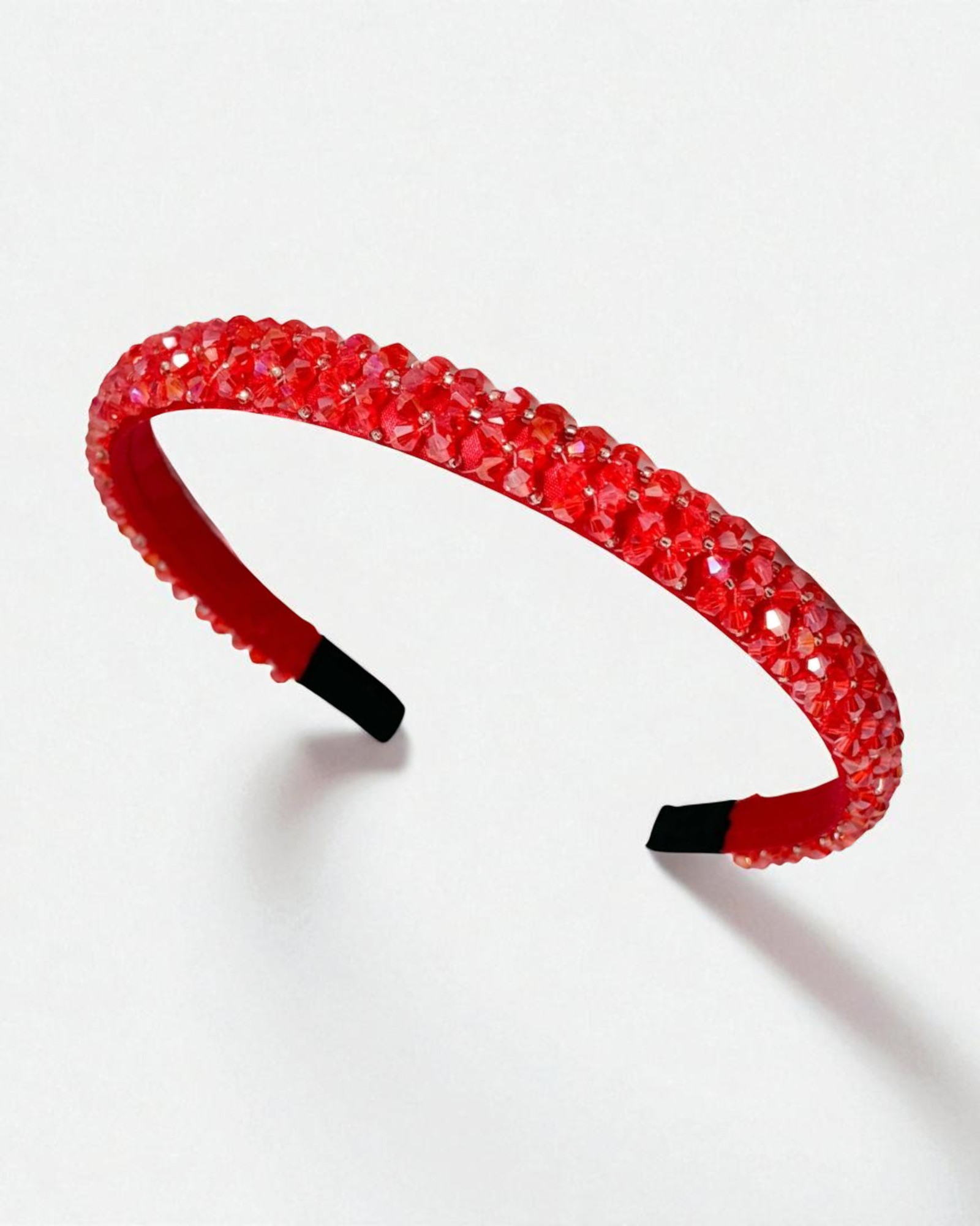 Diadema Básica Tejida Roja
